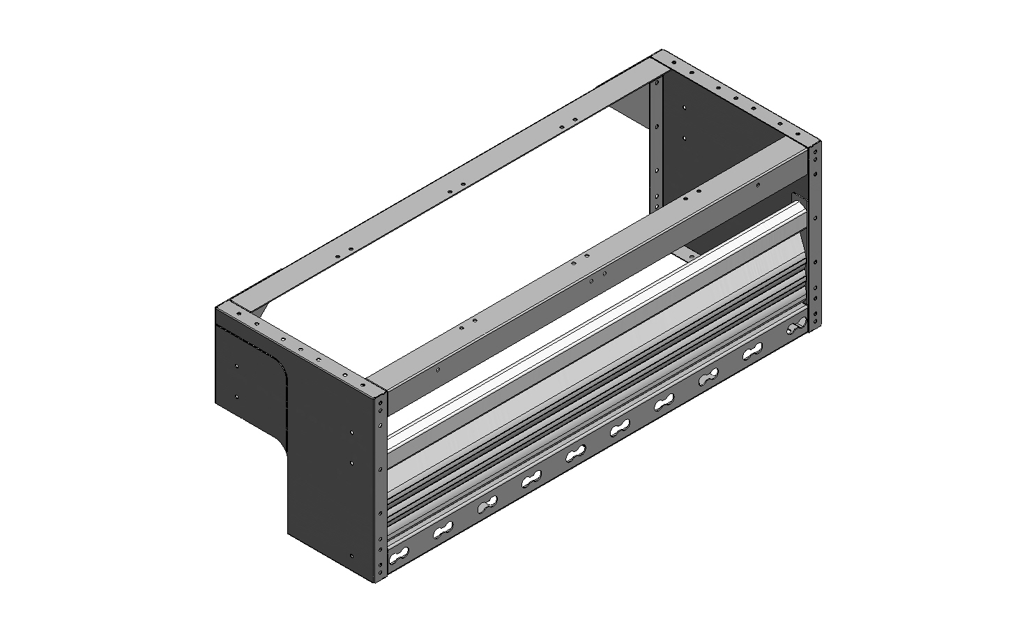 RADKASTENVERKLEIDUNG MIT TXR FXR VW CADDY LINKS 1014X362X360