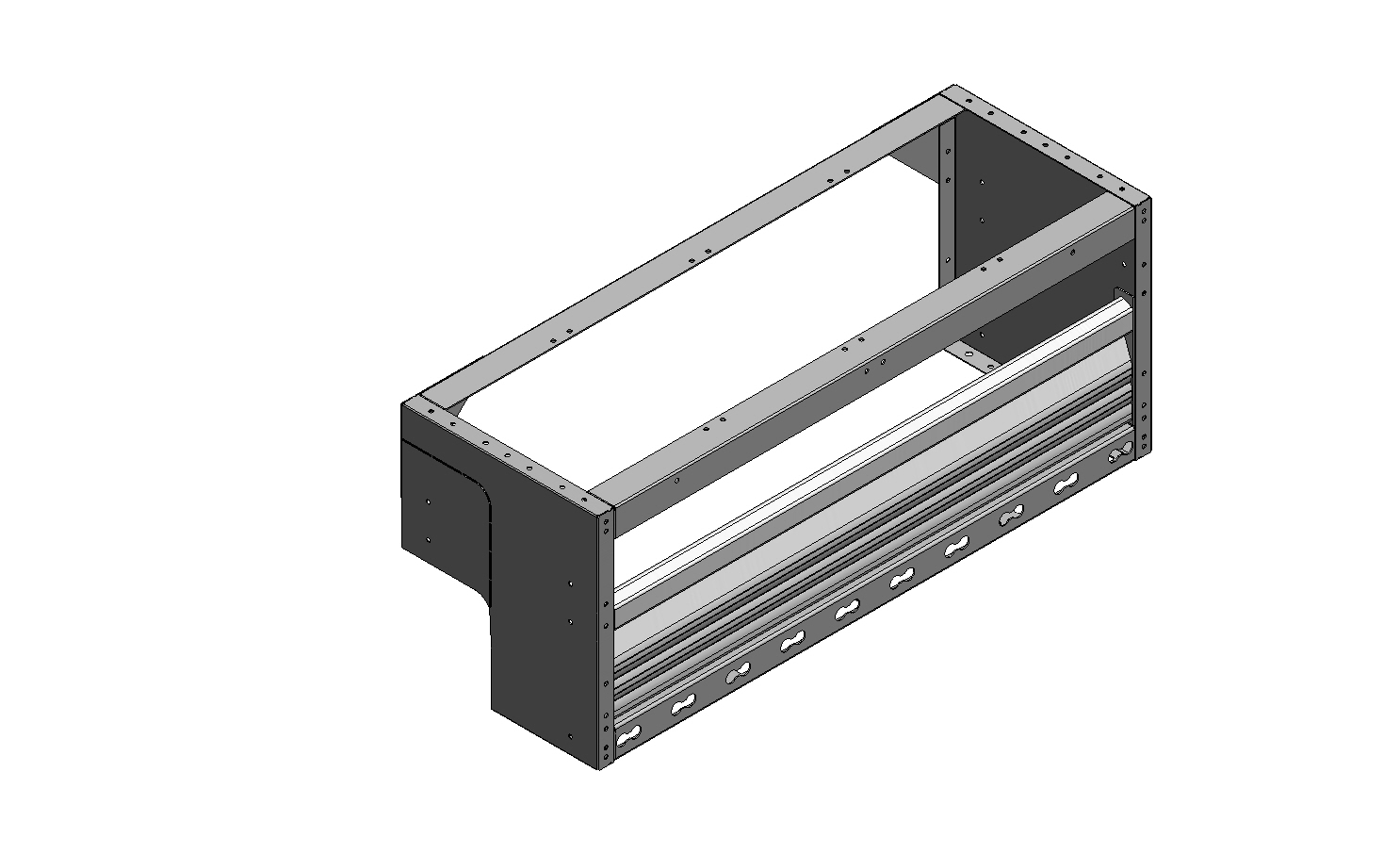 RADKASTENVERKLEIDUNG MIT TXR FXR VW CADDY LINKS 1014X402X360