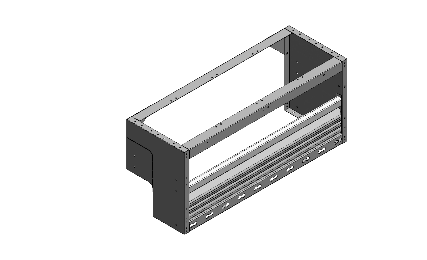 RADKASTENVERKLEIDUNG MIT TXR FXR VW CADDY LINKS 1014X444X360