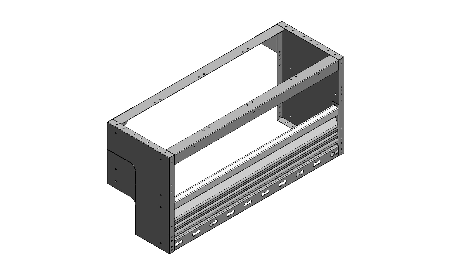 RADKASTENVERKLEIDUNG MIT TXR FXR VW CADDY LINKS 1014X483X360