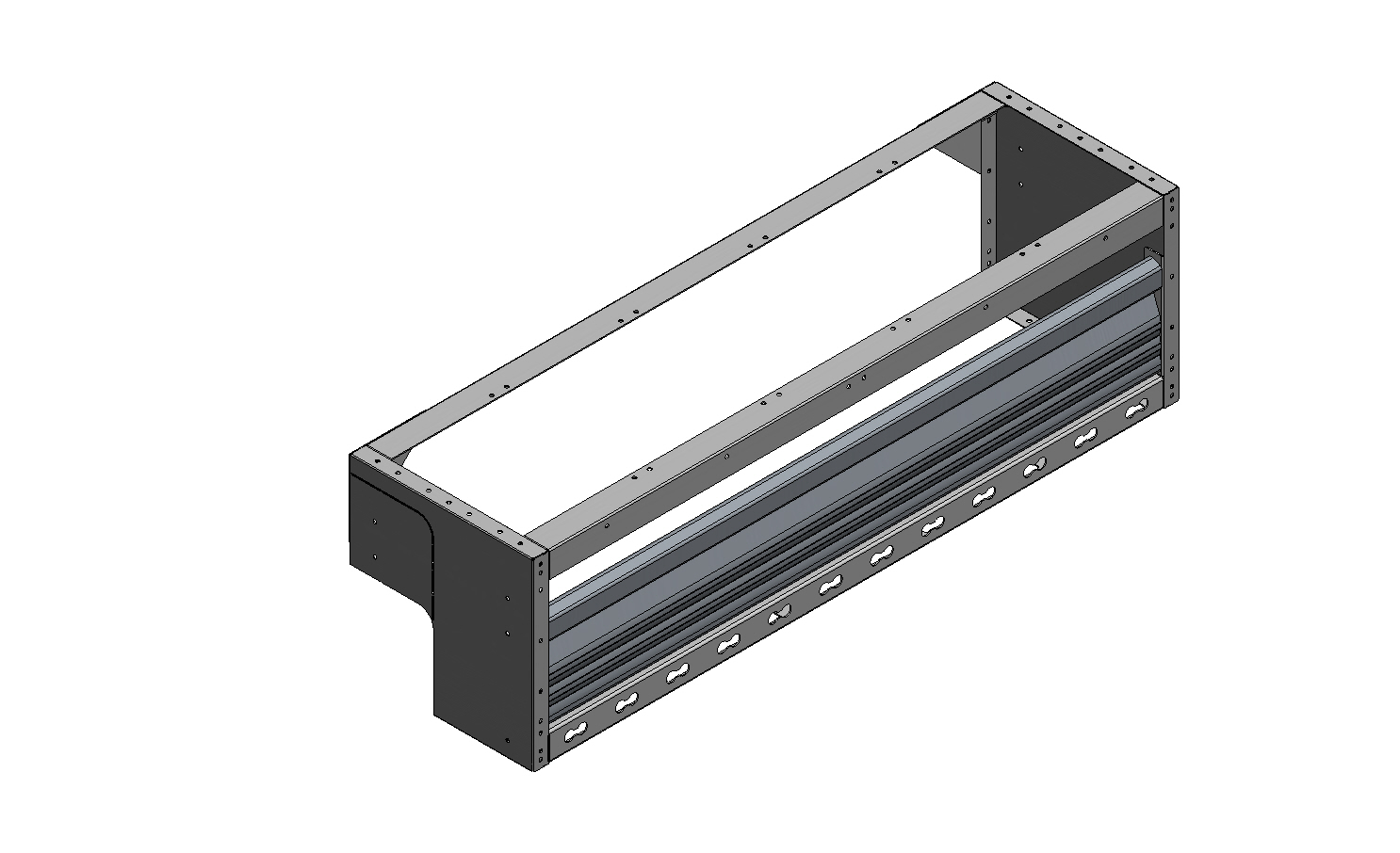 RADKASTENVERKLEIDUNG MIT TXR FXR VW CADDY LINKS 1268X362X360