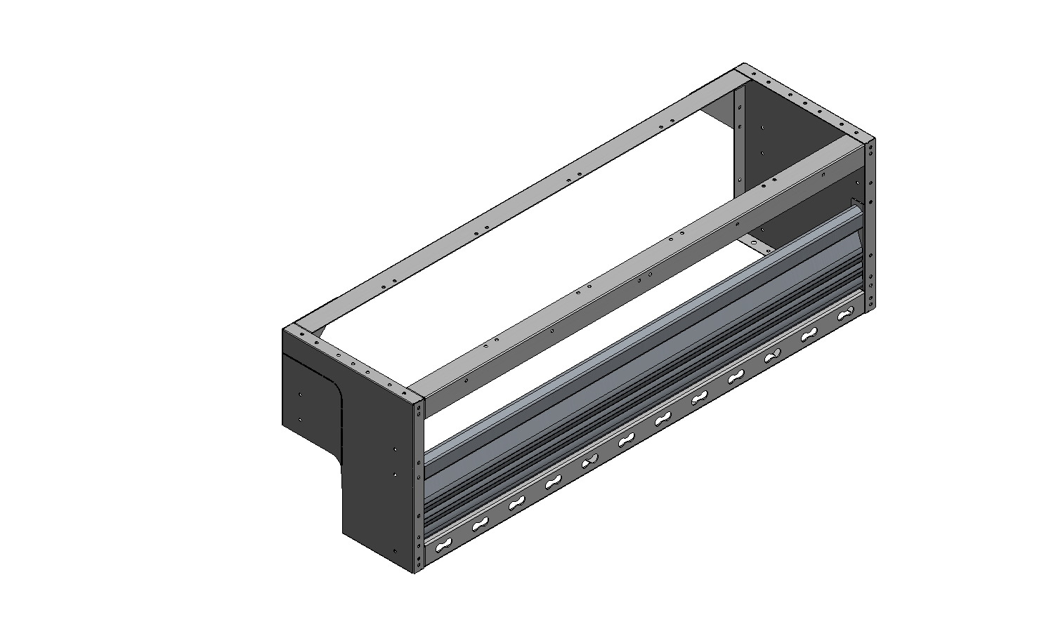 RADKASTENVERKLEIDUNG MIT TXR FXR VW CADDY LINKS 1268X402X360