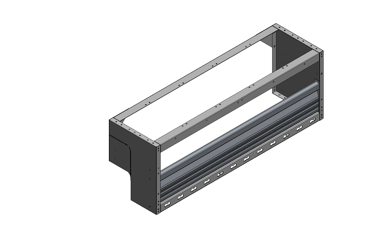 RADKASTENVERKLEIDUNG MIT TXR FXR VW CADDY LINKS 268X444X360