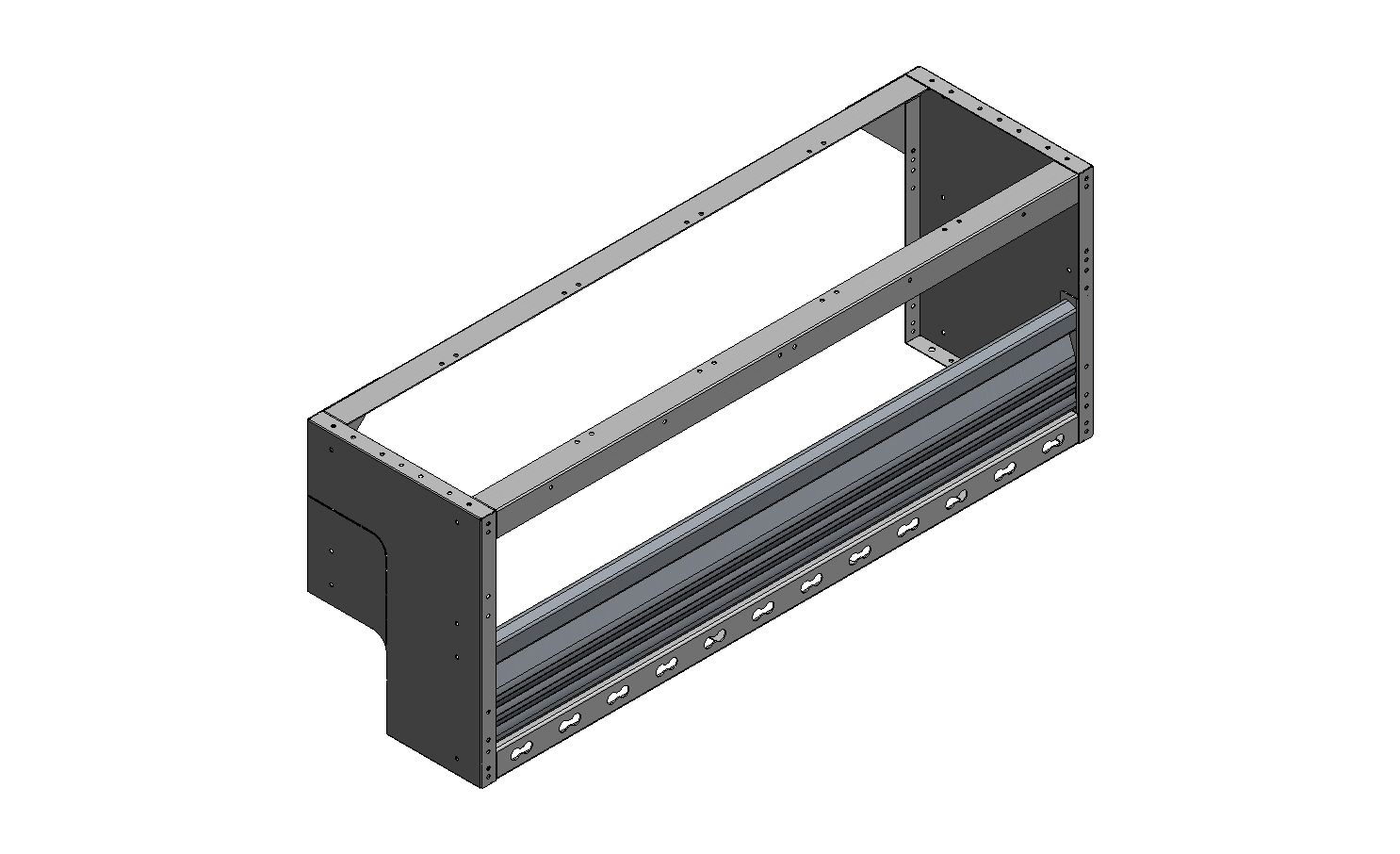 RADKASTENVERKLEIDUNG MIT TXR FXR VW CADDY LINKS 1268X483X360