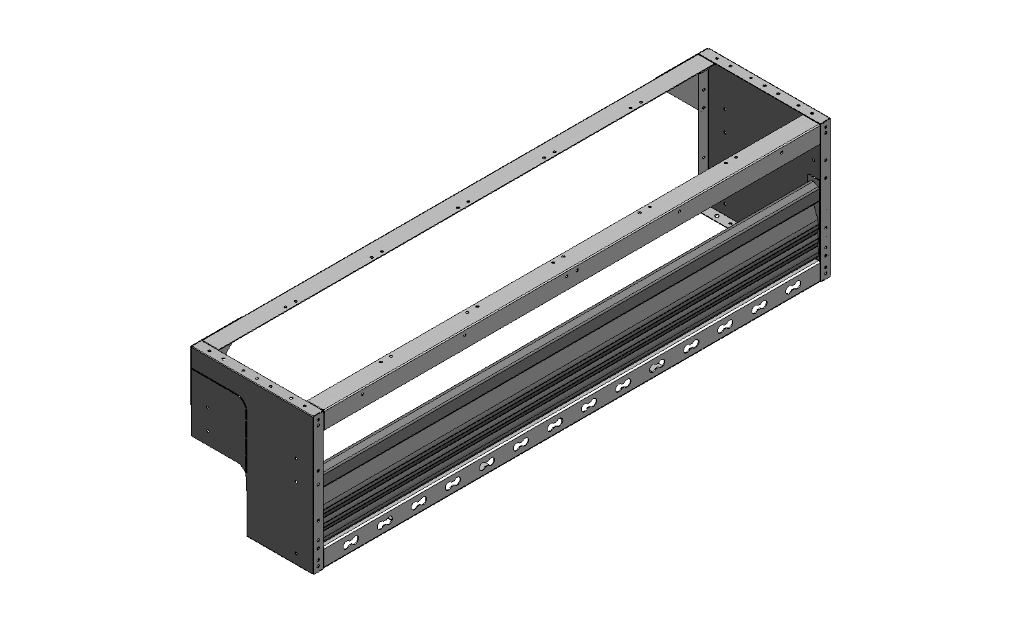 RADKASTENVERKLEIDUNG MIT TXR FXR VW CADDY LINKS 1521X402X360