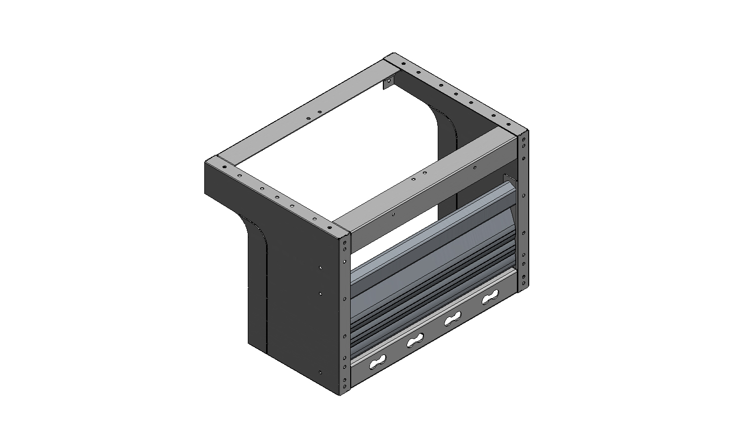 RADKASTENVERKLEIDUNG OFFEN FXR FIAT FIORINO LINKS 507X362X360