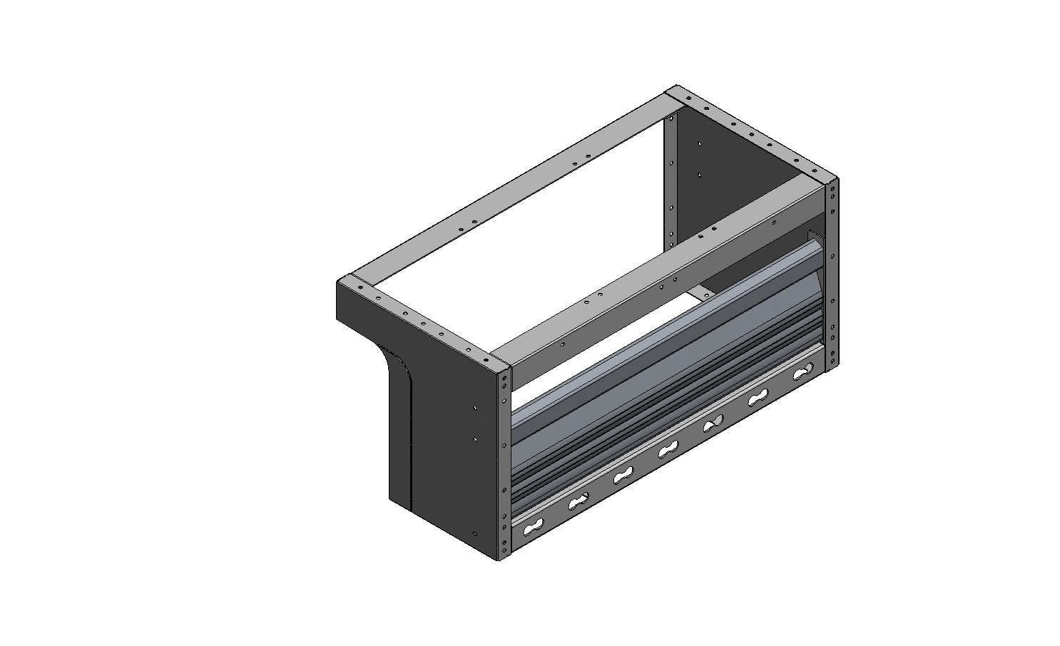RADKASTENVERKLEIDUNG MIT TXR FXR FIAT FIORINO LINKS 60X362X360