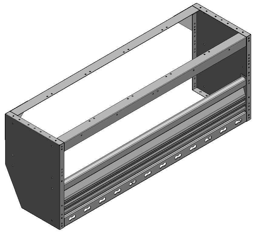 RADKASTENVERKLEIDUNG MIT TXR FXR VW T5 RECHT 1268X483X360