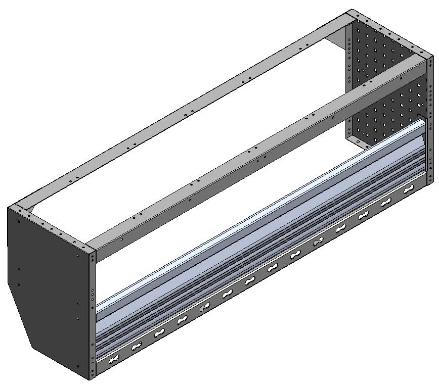 RADKASTENVERKLEIDUNG MIT TXR FXR VW T5 RECHT 1521X483X360