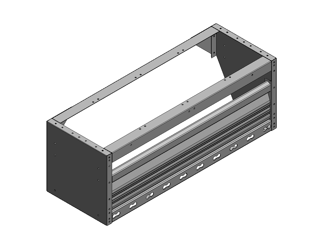 RADKASTENVERKLEIDUNG MIT TXR FXR VW T5 LINKS 1014X362X360