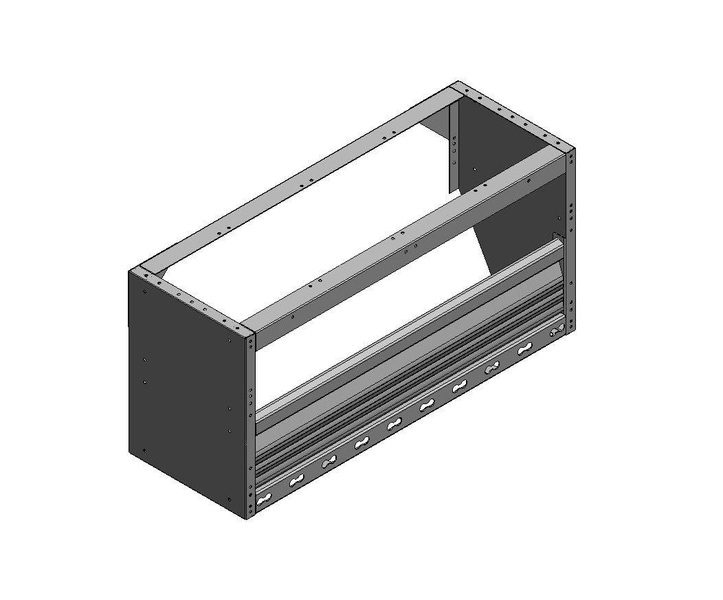 RADKASTENVERKLEIDUNG MIT TXR FXR VW T5 LINKS 1014X483X360