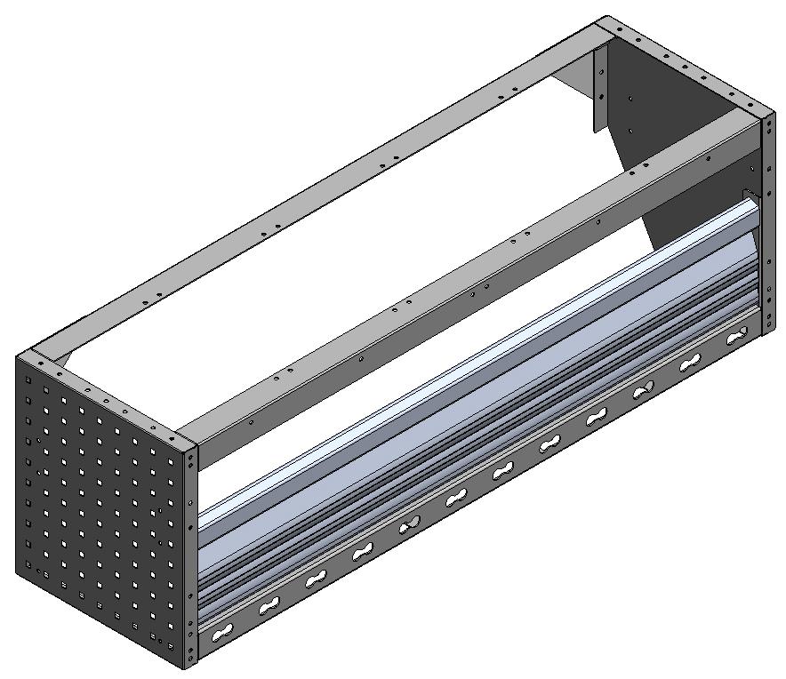 RADKASTENVERKLEIDUNG MIT TXR FXR VW T5 LINKS 1268X402X360