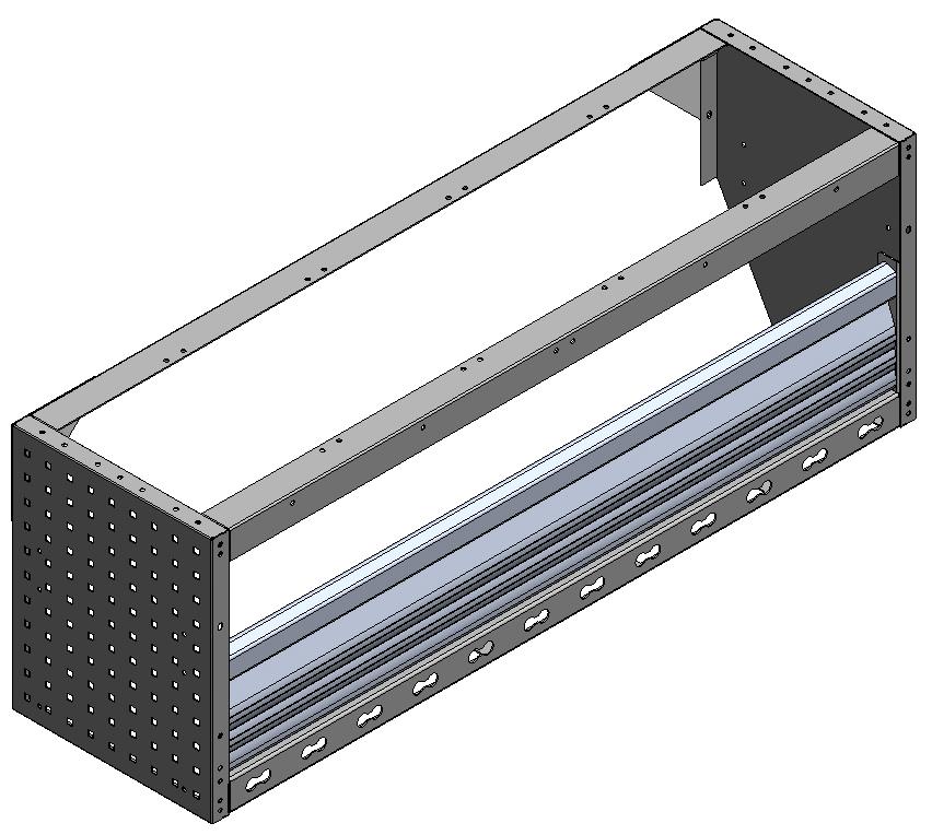 RADKASTENVERKLEIDUNG MIT TXR FXR VW T5 LINKS 1268X444X360