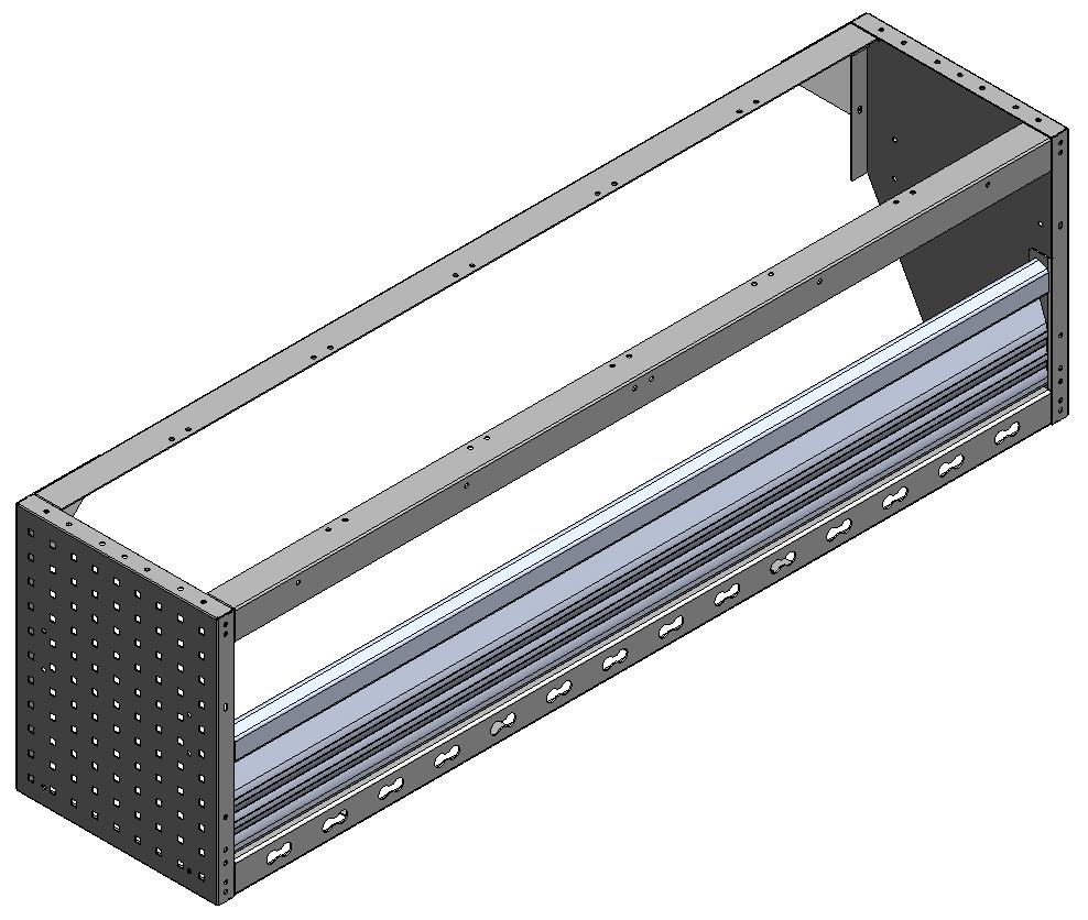 RADKASTENVERKLEIDUNG MIT TXR FXR VW T5 LINKS 1521X444X360
