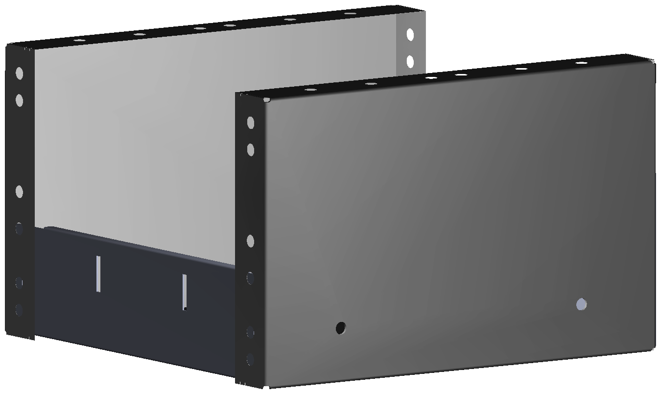 REGAL 253X161X260 MIT ANTIRUTSCHMATTE