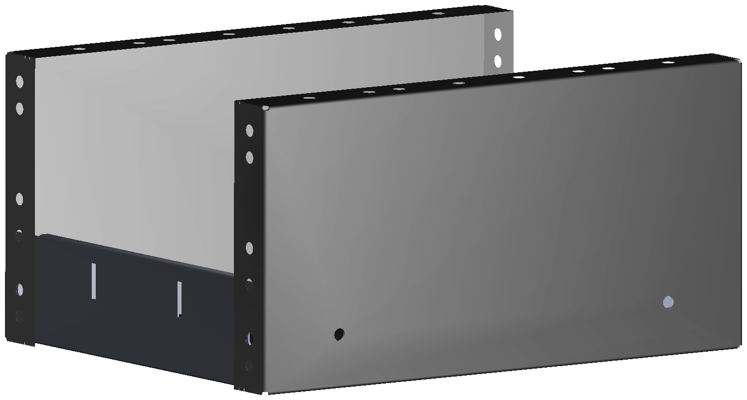 REGAL 253X161X320 MIT ANTIRUTSCHMATTE