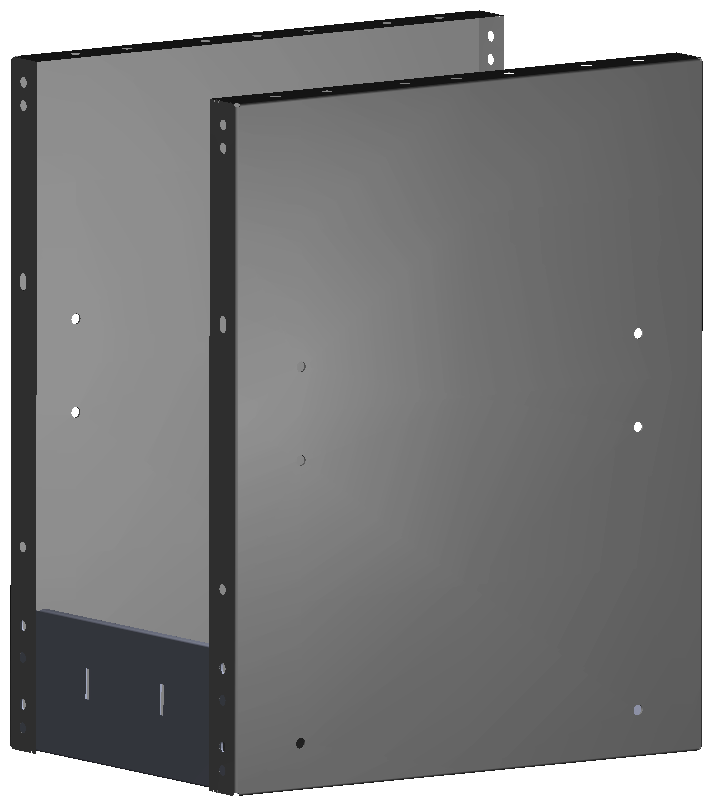 REGAL 253X444X360 MIT ANTIRUTSCHMATTE