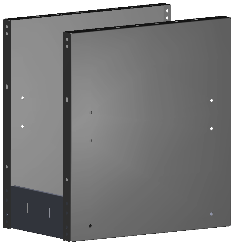 REGAL 253X444X410 MIT ANTIRUTSCHMATTE