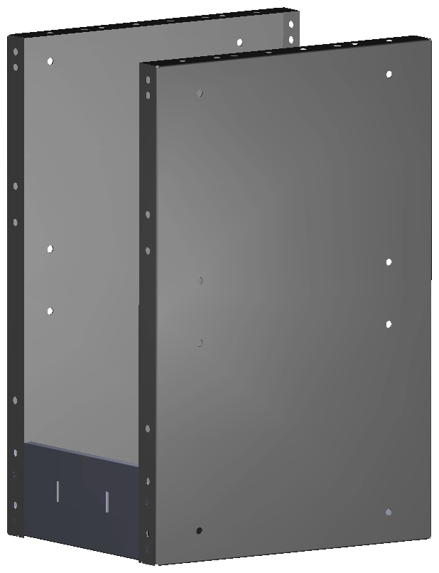 REGAL 253X483X320 MIT ANTIRUTSCHMATTE