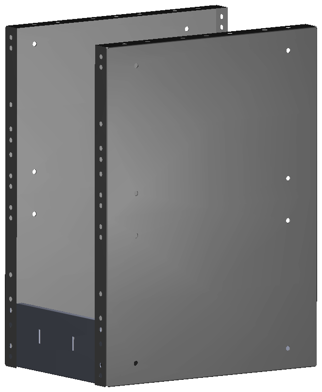 REGAL 253X483X360 MIT ANTIRUTSCHMATTE