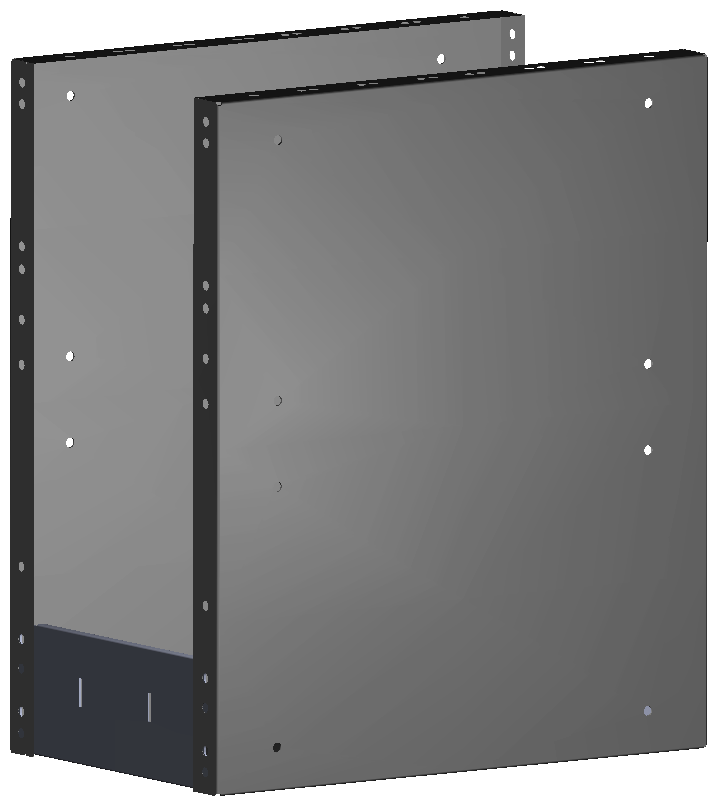 REGAL 253X483X410 MIT ANTIRUTSCHMATTE
