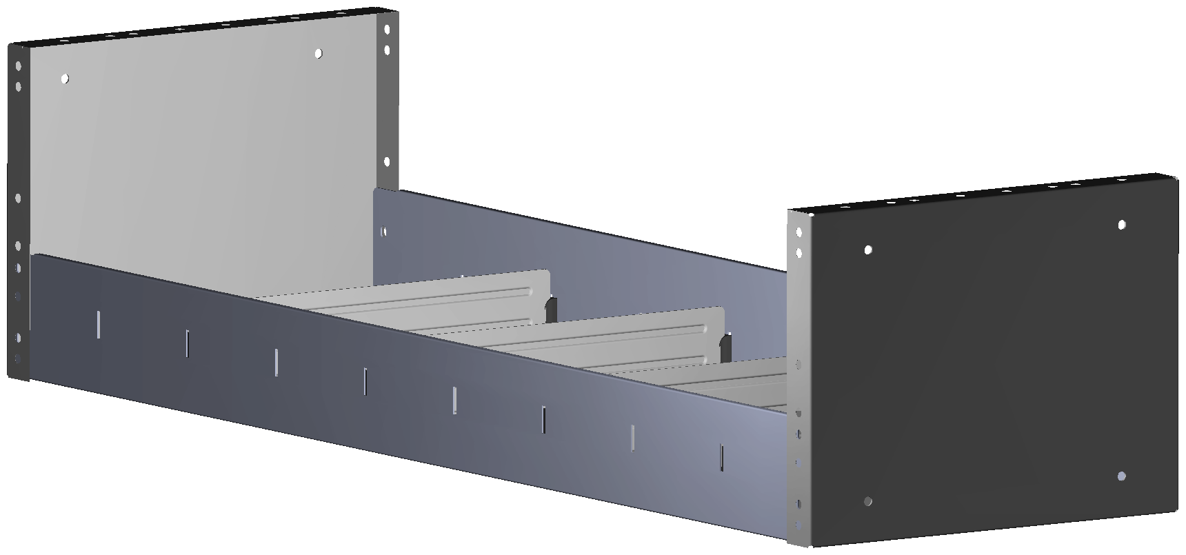 REGAL 1.014X241X320 MIT 4 TRENNWXNDEN + ANTIRUTSCHMATTE