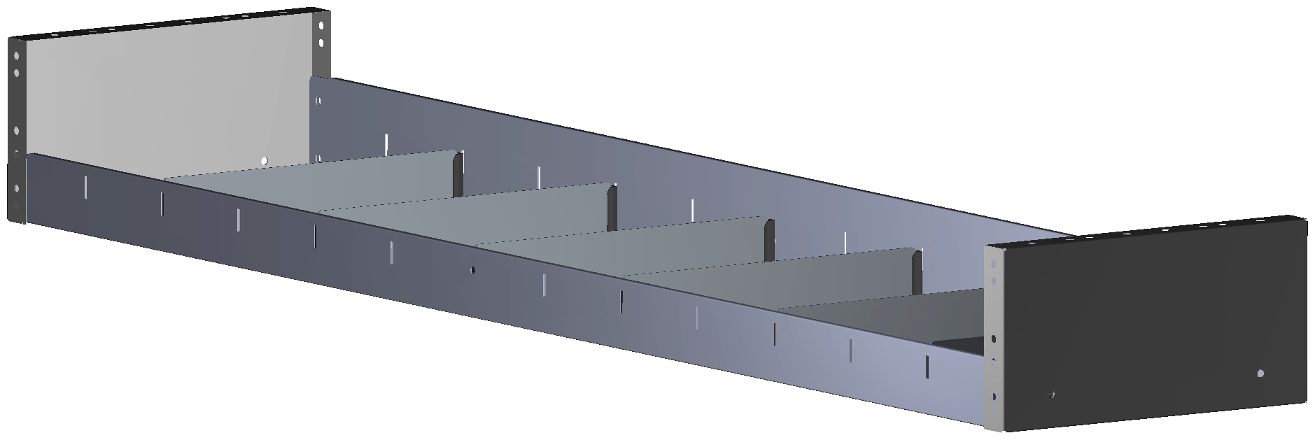 REGAL 1.521X161X320 MIT 6 TRENNWXNDEN + ANTIRUTSCHMATTE