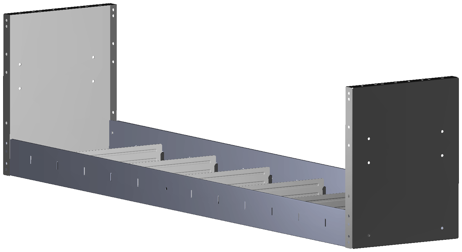 REGAL 1.521X402X320 MIT 6 TRENNWXNDEN + ANTIRUTSCHMATTE