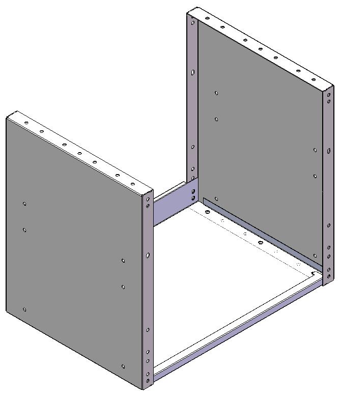 H=16 REGALE 507X444X360 MIT ANTIRUTSCH-MATTE