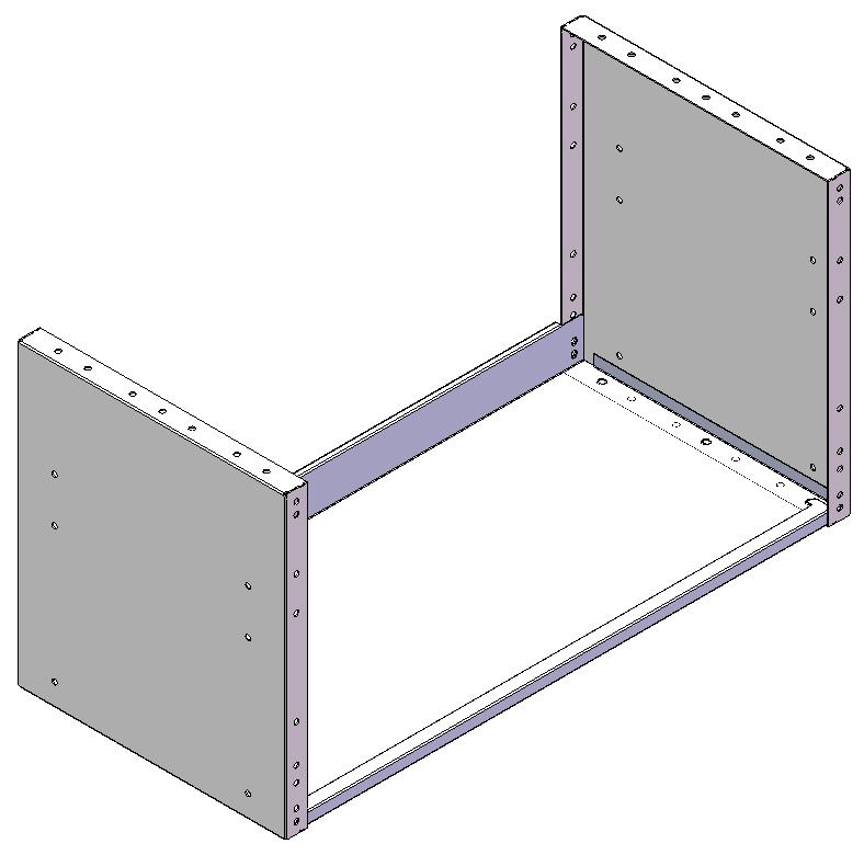 H=16 REGALE 760X402X360 MIT ANTIRUTSCH-MATTE