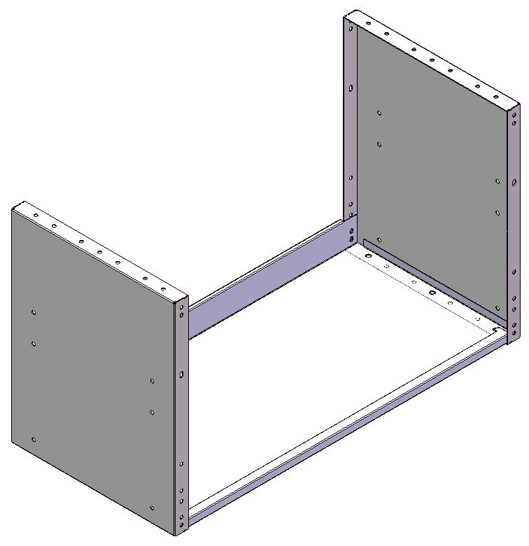 H=16 REGALE 760X444X360 MIT ANTIRUTSCH-MATTE