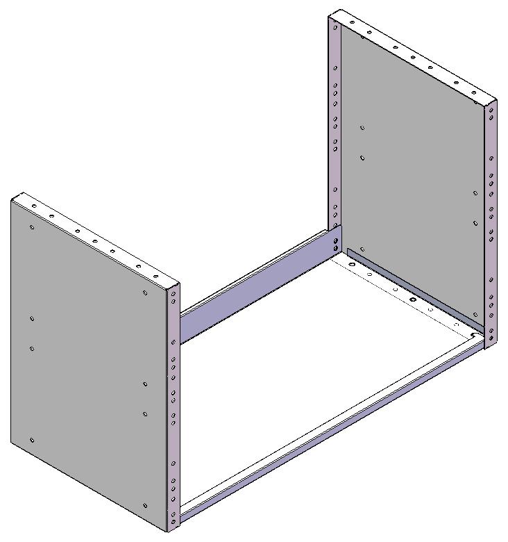 H=16 REGALE 760X483X360 MIT ANTIRUTSCH-MATTE