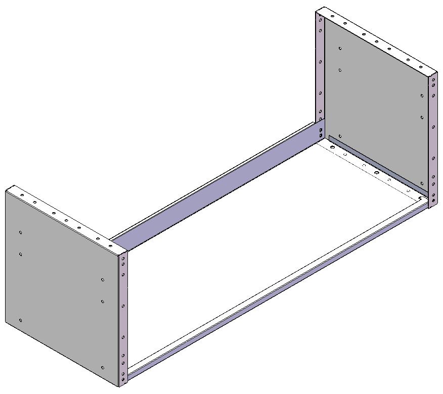 H=16 REGALE 1014X362X360 MIT ANTIRUTSCH-MATTE
