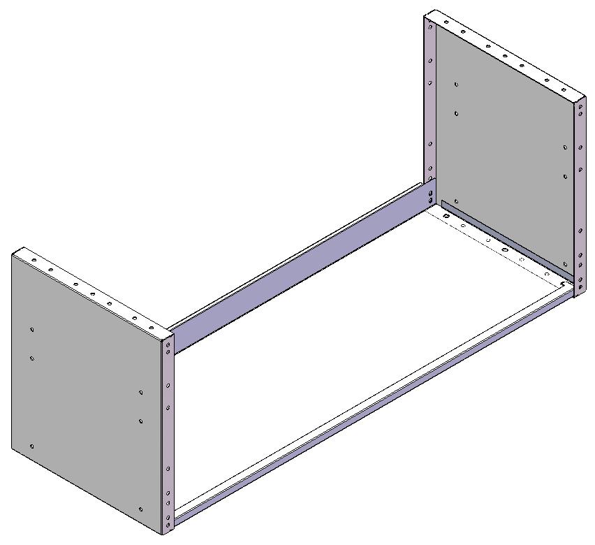 H=16 REGALE 1014X402X360 MIT ANTIRUTSCH-MATTE
