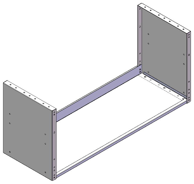 H=16 REGALE 1014X444X360 MIT ANTIRUTSCH-MATTE