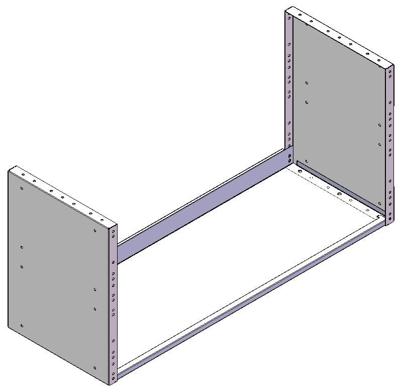 H=16 REGALE 1014X483X360 MIT ANTIRUTSCH-MATTE
