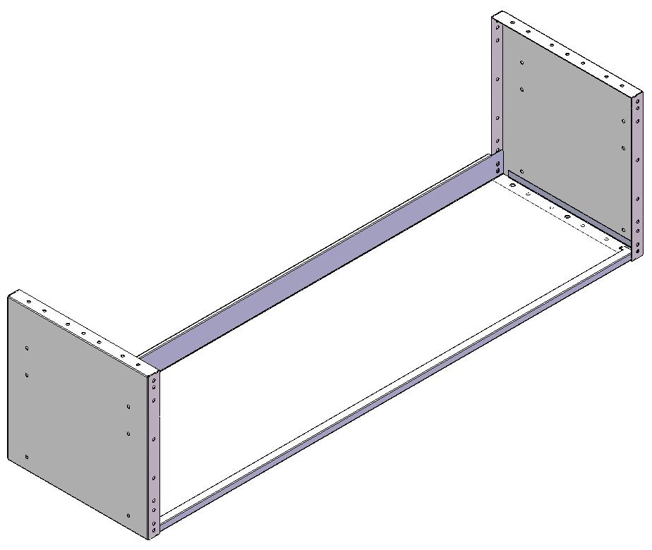 H=16 REGALE 1268X362X360 MIT ANTIRUTSCH-MATTE