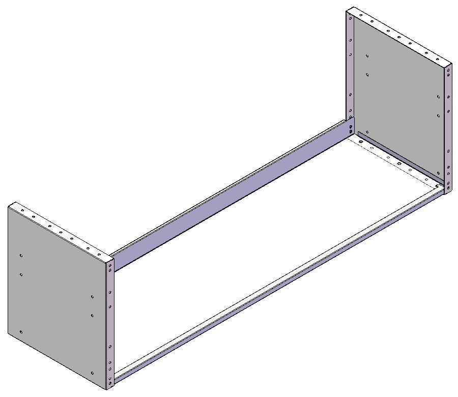 H=16 REGALE 1268X402X360 MIT ANTIRUTSCH-MATTE
