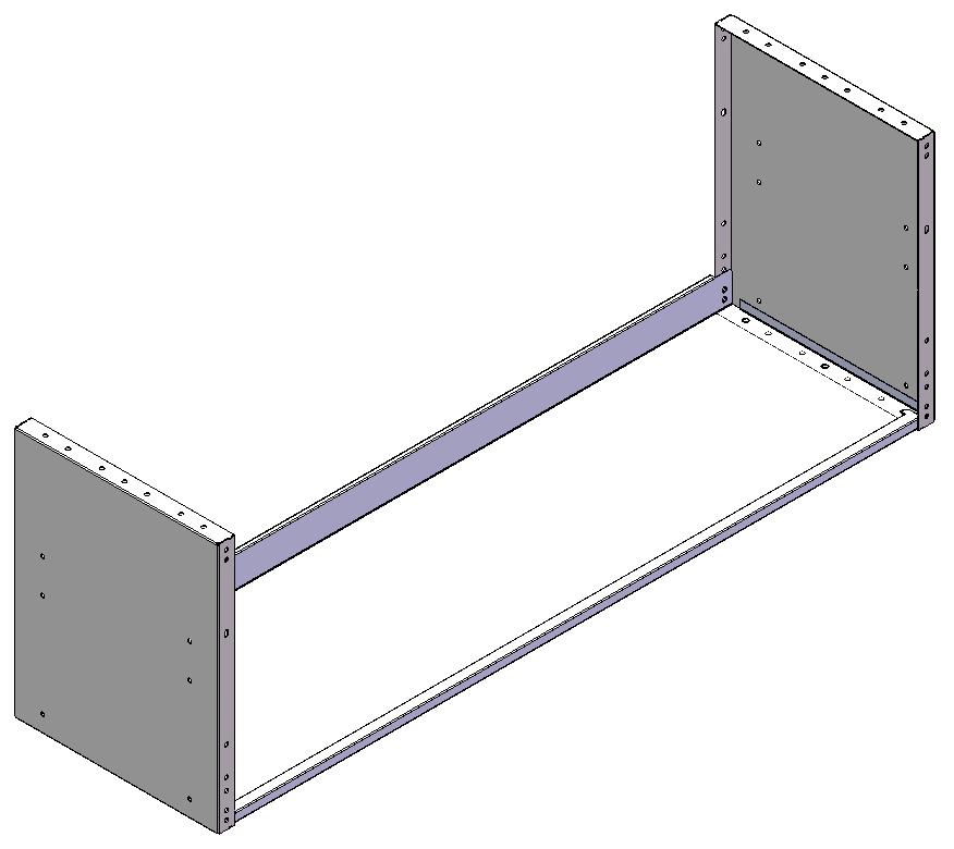 H=16 REGALE 1268X444X360 MIT ANTIRUTSCH-MATTE