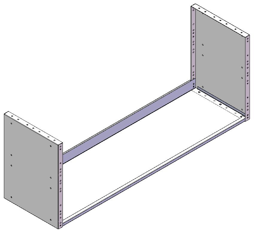 H=16 REGALE 1268X483X360 MIT ANTIRUTSCH-MATTE