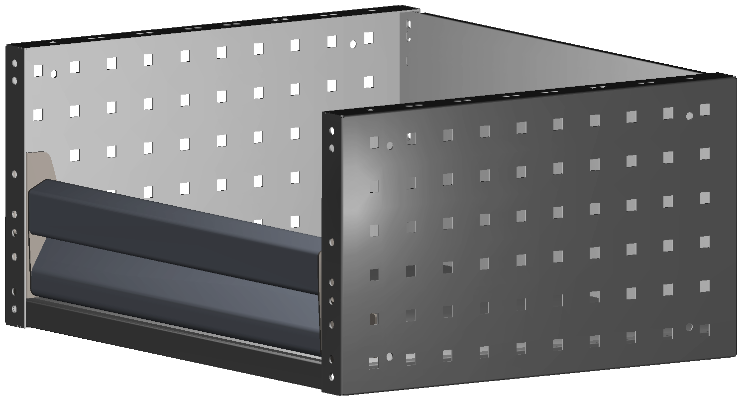 REGAL 507X241X410 MIT KLAPPTXR H101 UND GUMMIMATTE