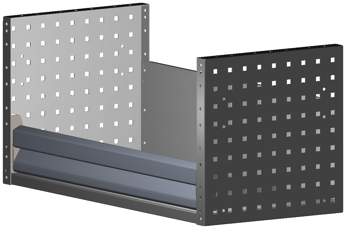 REGAL 760X362X360 MIT KLAPPTXR H101 UND GUMMIMATTE