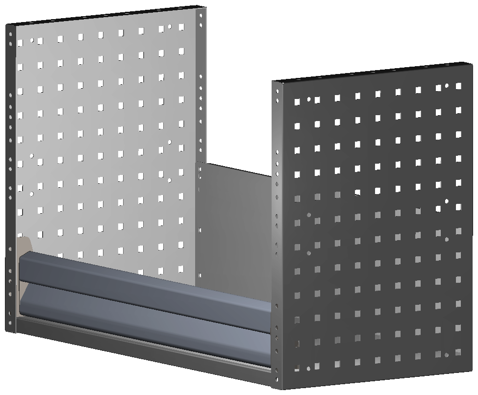 REGAL 760X483X360 MIT KLAPPTXR H101 UND GUMMIMATTE