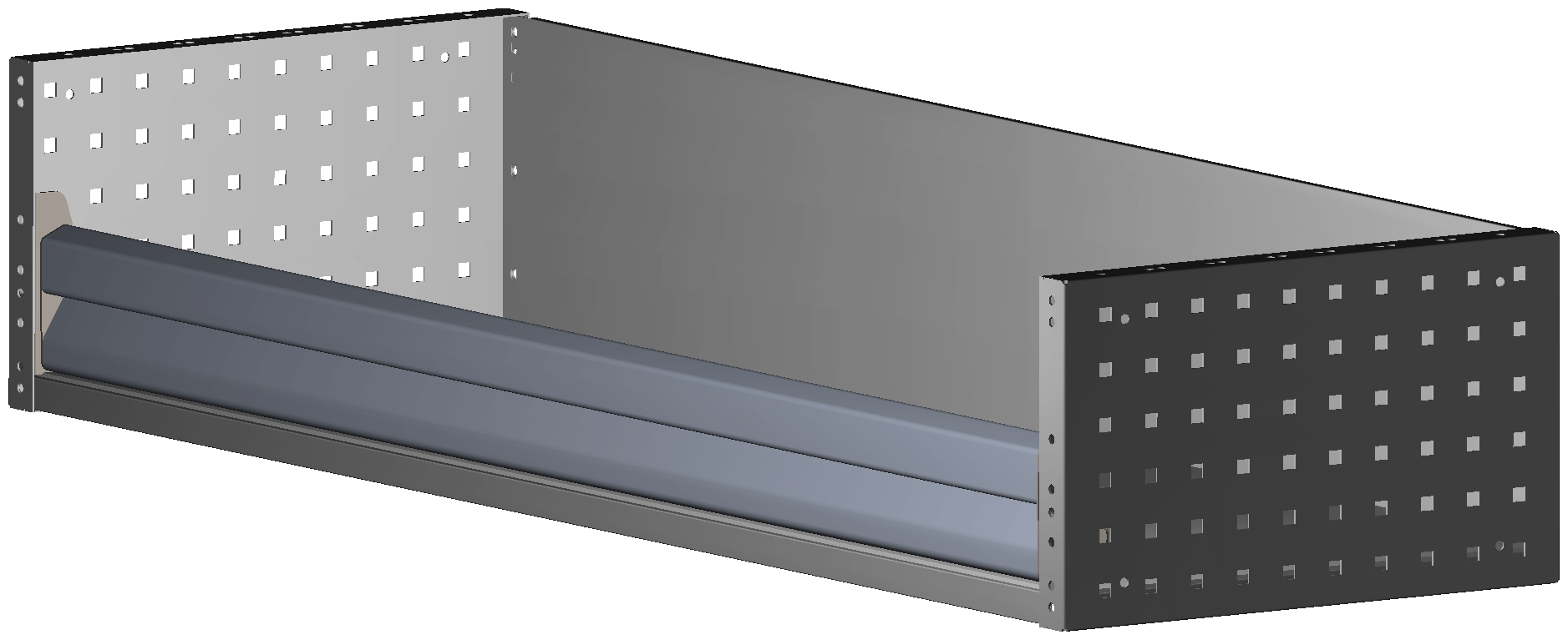 REGAL 1268X241X410 MIT KLAPPTXR H101 UND GUMMIMATTE