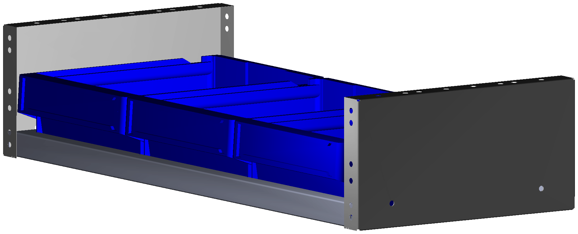 REGAL 760x161x320 MIT 3 BEHXLTERN 9VA0009103 INKL.TRENWXNDEN