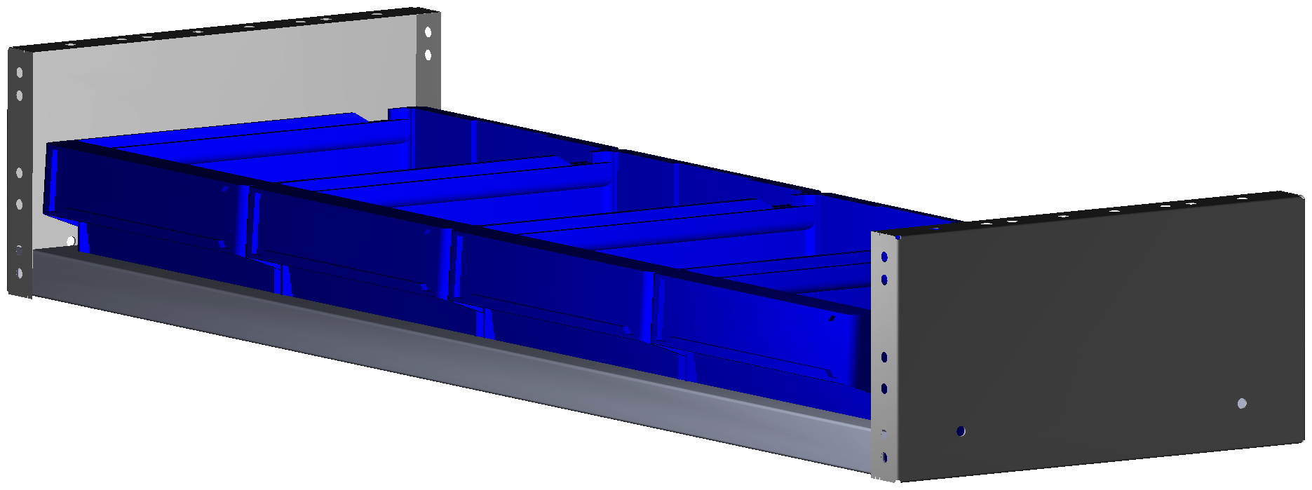 REGAL 1014x161x320 MIT 4 BEHXLTERN 9VA0009103 INKL.TRENWXNDEN