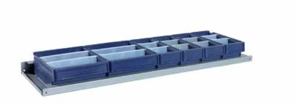 ABSCHLUSSREGAL 1.014X100X320 MIT 2 BEHXLTERN 9VA0009101 + 3 BEHXLTERN 9VA0009103 INKL.TRENWXNDEN