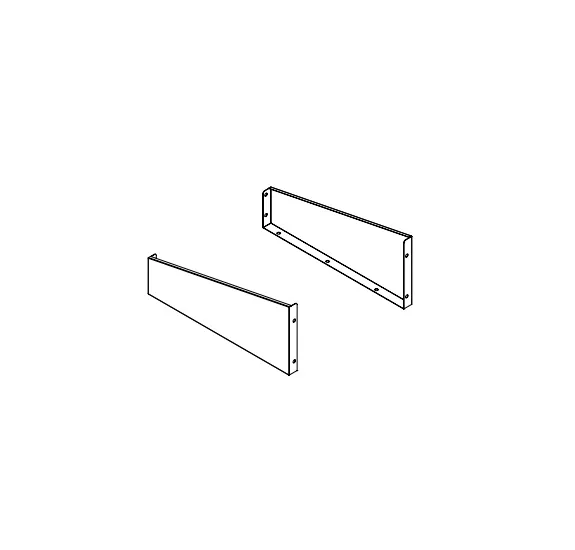 FLANKENPAAR FXR ABSCHLUSSREGAL 30X100X260