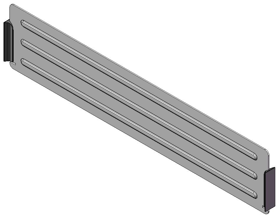 ALU-TECH TRENNWAND FXR REGAL 350X80 FXR WANNE 360 MIT KUNSTSTOFFHALTERUNG