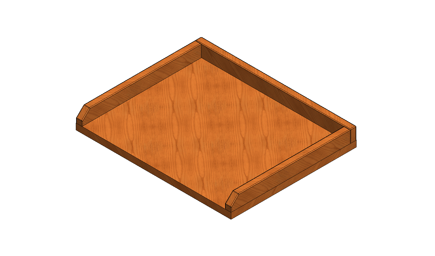 HOLZARBEITSPLATTE MIT RXNDERN 507X410X20
